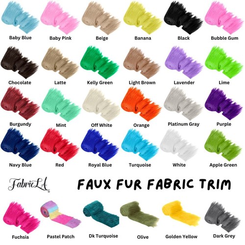 Fabricla inch shaggy - inch, faux