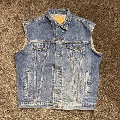 Levi denim vest mens - vest,