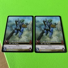 WOW TCG Ras’fari Bloodfrenzy Extended Art Promo Card X 2