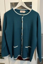 Honor Millburn At EWM Ladies Turquoise Cardigan Size 18/20