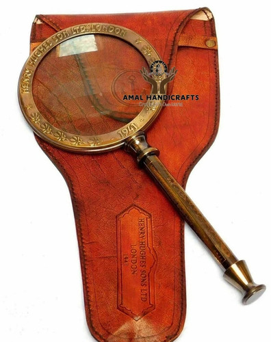 Amal vintage brass magnifying - brass,