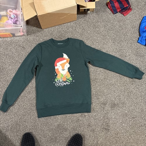 Iwoot christmas fox jumper - christmas,