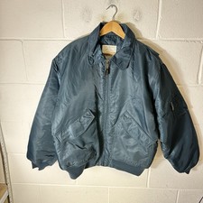 Vintage CWU-36 Jacket Mens Extra Large Blue Flyers Bomber Military USAF Mirage