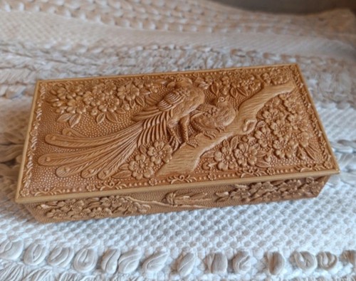 Vintage celluloid brown - , beige