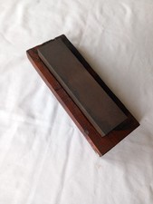 Dual Grit (2 Sided) Chisel Sharpening Stone With Handmade Wooden Support Block.
