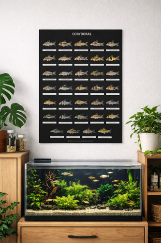 Catfish poster corydoras - poster,