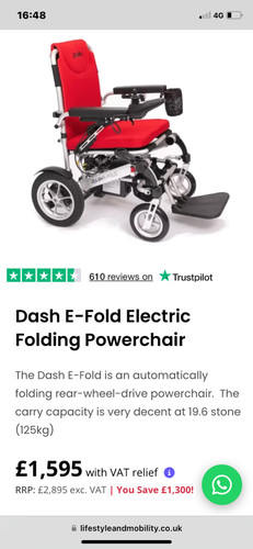 Dash fold electric folding - electric,
