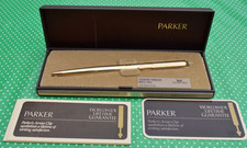 PARKER ARROW Gold BALL PEN 12k Gold Filled Cap & barrel, works, original box USA