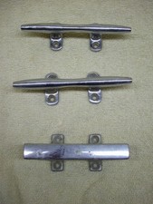 3 Vintage Chrome Plated Brass