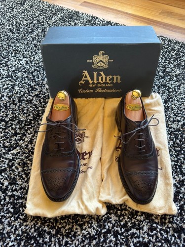 Alden 908 burgundy calfskin - 908,