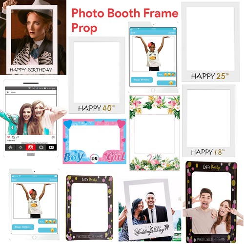 Photo booth selfie frame prop - selfie,