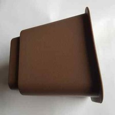 Pot Plant Holder Plastic Planter brown strong mould design -  indoor/outdoor x 4