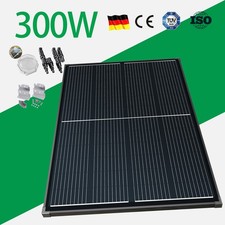 300W 12V Mono Black Solar