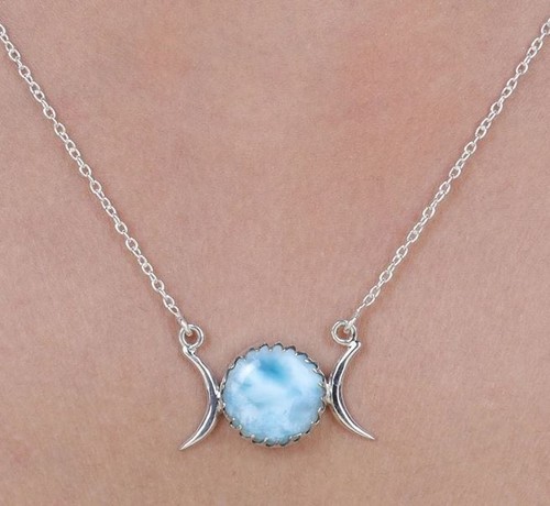 Natural larimar 10x10 - natural,