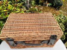 Wicker Hamper Gift Basket Empty With Handle 22cm x 46cm x 30cm
