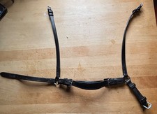 Full size black drop noseband