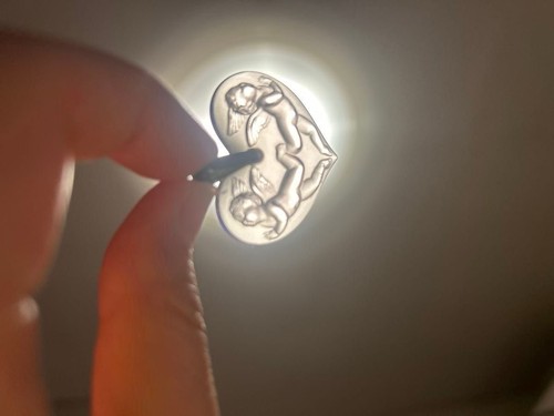 Lalique heart pendant necklace - heart,