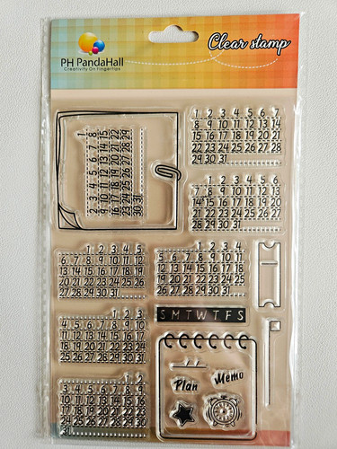 Clear stamp set calendar - stamp,