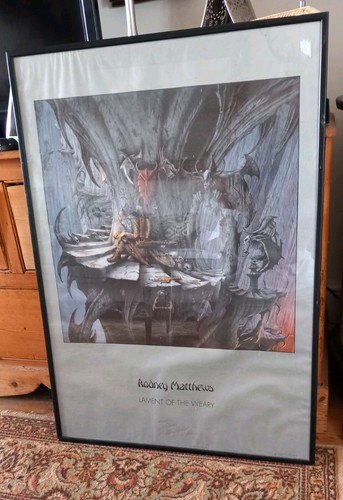 Vintage signed 1993 fantasy - vintage,
