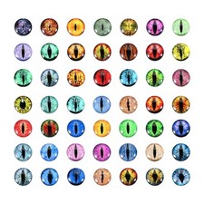 6mm Dragon Eyes, 100 Pcs Round