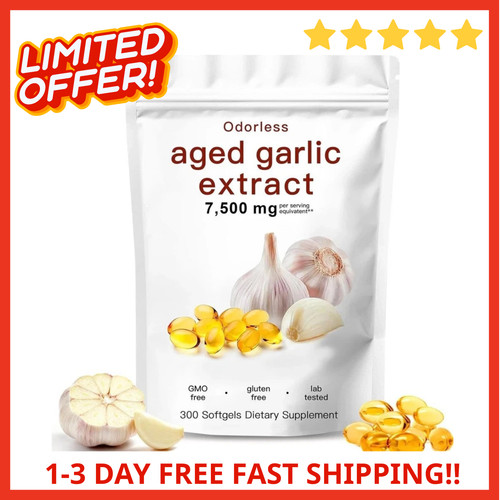 Odorless garlic 7500mg per - odorless,