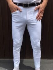 Mens White Competition Jodhpurs, Mens Horse Riding Pants Sizes 28 -40