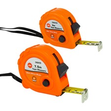 2 X JAK QUALITY 3M & 7.5M Retractable Tape Measure Measuring Metric Imperial