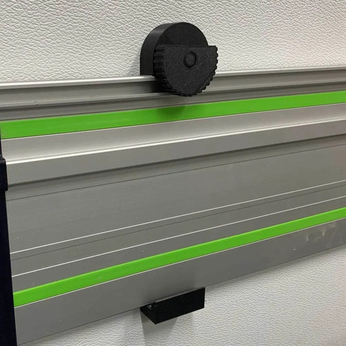 Track saw guide rail holder - rail,