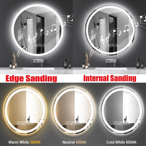 Bathroom round led mirror - bathroom,