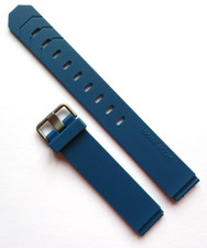 Jacob Jensen Watch Strap Original Rubber Blue 17 Mm Insert Band M