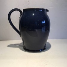 Denby Cottage Blue Jug Stoneware EXTRA LARGE  4 pints  8” high Very Seldom Seen
