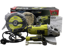 Ryobi Corded Angle Grinder 2000W EAG2000R Heavy Duty Power Tool + Discs Boxed