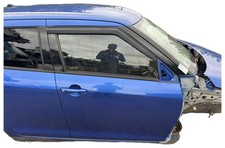 SUZUKI SWIFT MK3 5DR 12-17 OFFSIDE DRIVERS RIGHT FRONT BARE DOOR ZUM BOOST BLUE