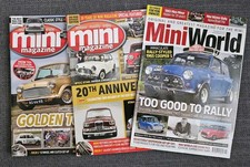 Three Mini magazines - Mini World & mini Magazine - August & September 2016 