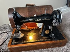 1933 Singer 99K Electric Sewing Machine With Case Vintage Clydesdale - Working