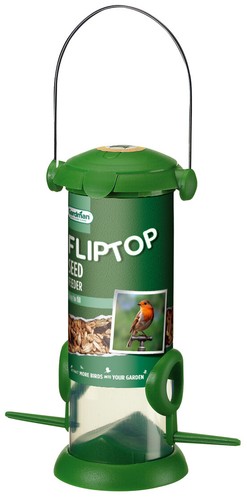 Wild bird seed flip top - bird,