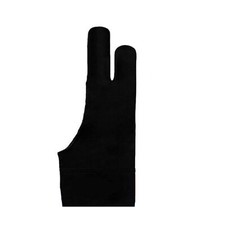 S/M/L 2 Finger Artist Digital Drawing Glove Anti-Fouling For Graphics Tablet