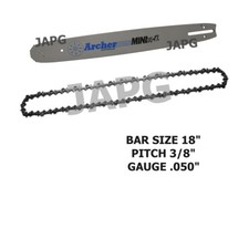 18" Bar & Chain Set, Mac