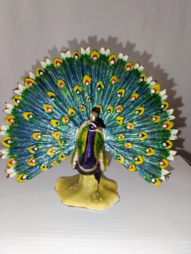 Colorful bejeweled peacock - colorful,