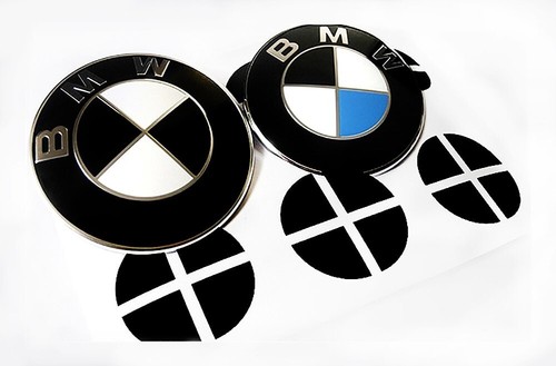 Matte black sticker - black,