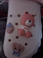 Ladies Crocs Pink And White