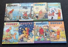 8 x Rupert The Bear Annual Job