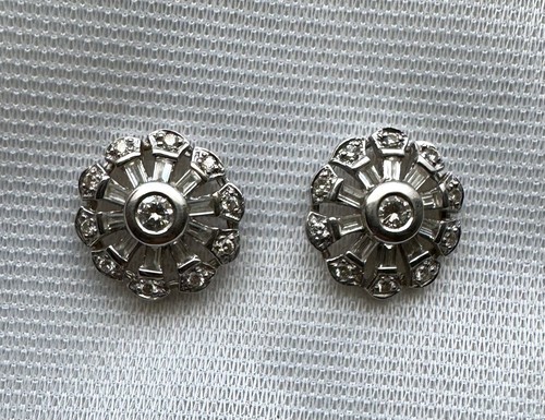 Antique pair diamond 18k - &,