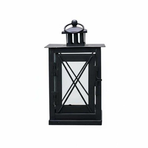 Metal candle lantern - candle,