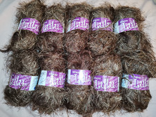 Patons Brown Lulu Fur Yarn 10