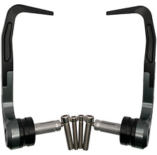 Silver brake lever guards for