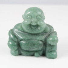 2 inch Green Aventurine Jade Stone Craving Lucky Buddha Feng Shui statue