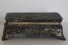Vintage brass Chinese opium table shaped snuff tobacco box/ trinket box rare