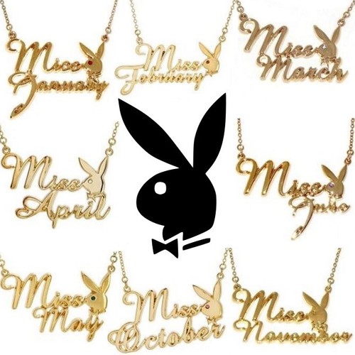 Playboy necklace bunny pendant - playboy,