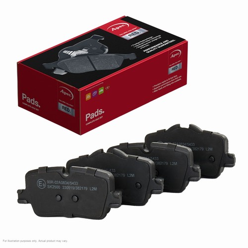 Apec rear brake pad set - apec,